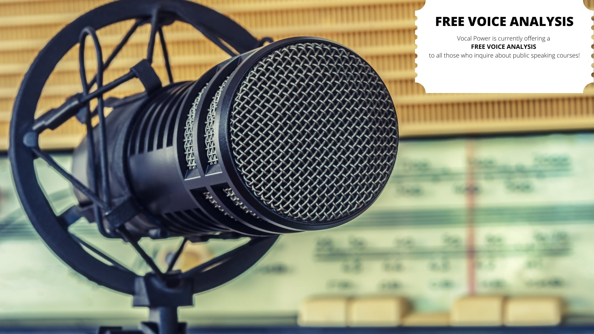 Free Voice Analysis — Vocal Power